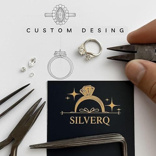 SilverQ 1.50 Ct Oval Cut Diamond Vintage Art Deco Engagement Ring for Women 14K Yellow Gold Plated Filigree Milgrain Edwardian Style Ring 925 Sterling Silver Handmade Artistic Jewelry thumbnail 8