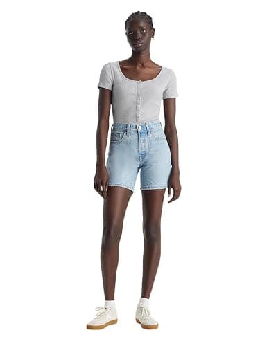Levi's Womens 501 Mid Thigh Short - Image 1