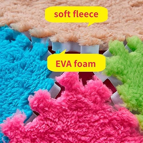 10Pcs 11” x 11” Guinea Pig Pads Washable, Reusable Guinea Pig Fleece Cage Liners, Soft Warm Rabbit Sleep Mat Blanket Bed (White) thumbnail 4