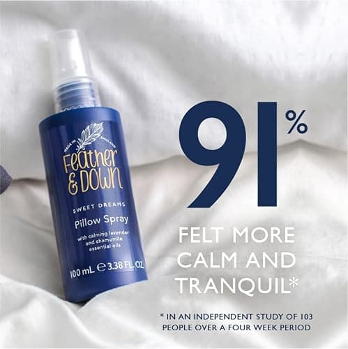 Feather & Down Pillow Spray Duo Gift Set (50ml Sweet Dreams Pillow Spray & 50ml Breathe Well Pillow Spray) - The Perfect Sleep Gift. Cruelty Free. Vegan Friendly. thumbnail 9