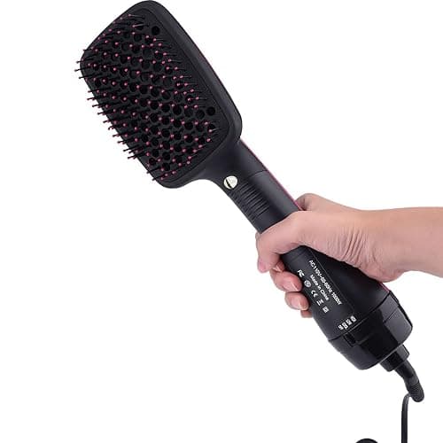 Blow Dryer Brush Hair Dryer One-Step Straightener Paddle Brush | 3-in-1 Detangling Straightening Smoothing in One, Reduce Frizz More Shiny for Salon-Quality Smooth Straight Hair - Image 1
