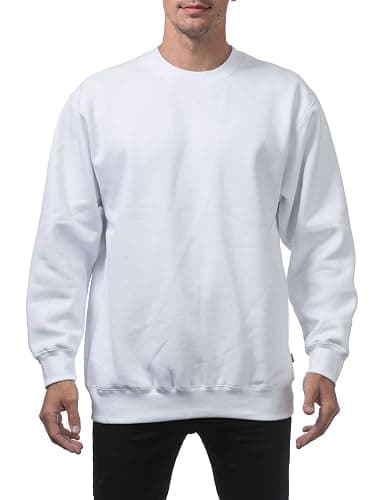 Pro Club Men's Heavyweight 13oz Crew Neck Fleece Pullover Sweatshirt - Image 1