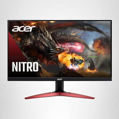 Acer Nitro KG241Y Sbiip 23.8” Full HD (1920 x 1080) VA Gaming Monitor | AMD FreeSync Premium Technology | 165Hz Refresh Rate | 1ms (VRB) | ZeroFrame Design | 1 x Display Port 1.2 & 2 x HDMI 2.0,Black thumbnail 12