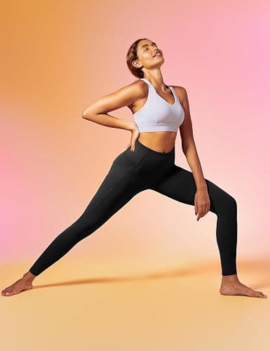IUGA Leggings with Pockets for Women High Waisted Yoga Pants Women Tummy Control Workout Compression Running Leggings thumbnail 2