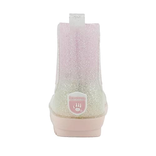 BEARPAW Toddler and Kids' Chelsea Rain Boots, Waterproof Rubber Rainboot, Girls/Boys Light Water Shoes for Muddy Park/Hiking thumbnail 7