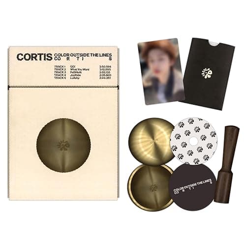 CORTIS - The 1st EP COLOR OUTSIDE THE LINES Singing Bowl Ver. Outbox R + Photocard - Image 1