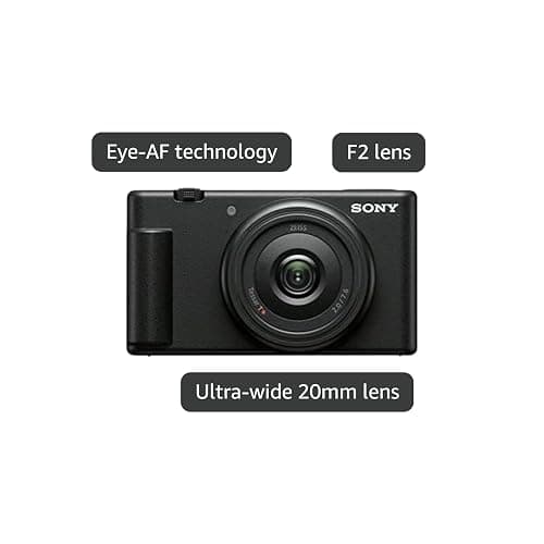 Sony ZV-1F Vlog Camera for Content Creators and Vloggers Black thumbnail 4