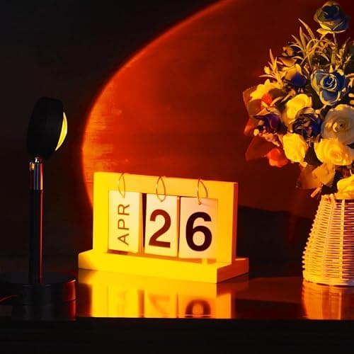 Easeking LED Sunset Lamp - Sunset Lights Night Lights LED Projector Floor Lamp Atmosphere Light Night Light for Bedroom Livingroom Party Bar Store, USB Charging thumbnail 8