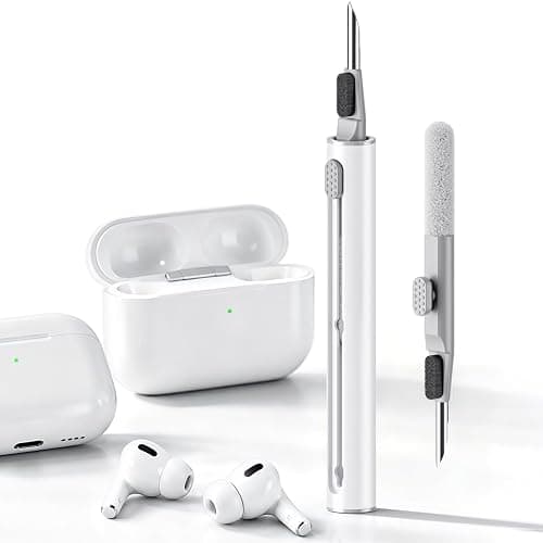 Hyashee Cleaner Kit for AirPods Pro 3/2/1, 3-in-1 Earbud Cleaning Pen with Metal Tip, Soft Brush & Flocking Sponge, Cleaning Tool for Wireless Earbuds, Charging Case, Phone, Keyboard & Electronics - Image 1
