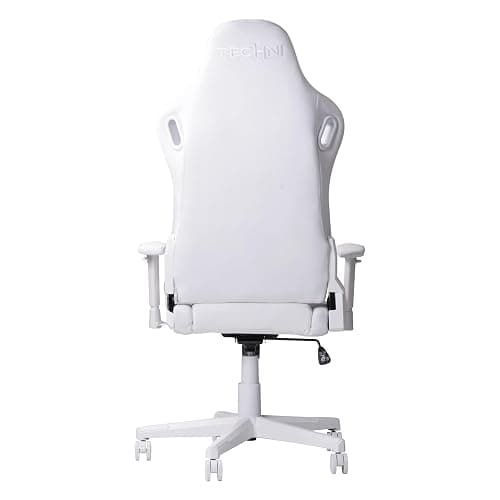 Techni Sport White Velvet Gaming Chair thumbnail 8