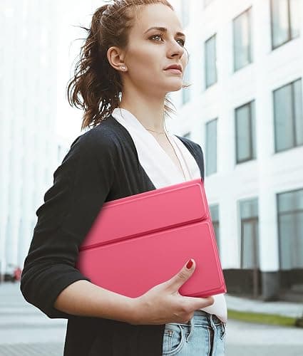 Hamile for iPad 11th 10th Generation Case with Keyboard - 7 Colors Backlit Wireless Detachable Folio Keyboard Cover with Pencil Holder for iPad 11-inch A16 2025 10th Gen 10.9 Inch 2022 (Pink) thumbnail 8