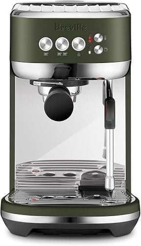 Breville Bambino Plus Espresso Machine BES500OLT, Olive Tapenade - Image 1