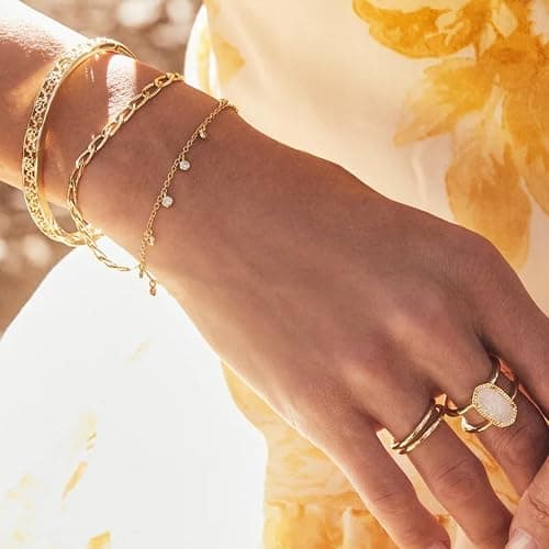 Kendra Scott Kassie Set of 3 Chain Bracelets, Fashion Jewelry for Women thumbnail 4