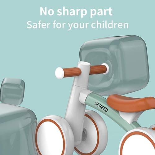 SEREED Baby Balance Bike for 1 Year Old Boys Girls 12-24 Month Toddler Balance Bike, 4 Wheels Toddler First Bike, First Birthday Gifts thumbnail 6