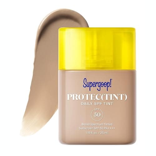 Supergoop! Protec(tint) Daily Skin Tint SPF 50 - 24N - Light, Buildable Coverage for Immediately Smooth, Even-Looking Skin - Natural Finish - Image 1