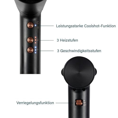 Princess Airstyler Pro, 7-in-1 Stylingtool, 3 Heiz- & Geschwindigkeitsstufen, Ionenfunktion, Coolshot, 1,8m Kabel, Reisetasche, 7 Aufsätze, Hitzeschutzhandschuh, BLDC-Motor, 2000 W, 01.529205.01.001 thumbnail 9