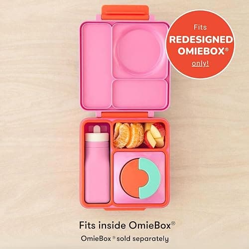Omie OmieBox Reusable Silicone Water Bottle - 8.7 oz, Straw Top, BPA-Free & Phthalate-Free, Leak-Proof (Pink) (OmieBox Sold Separately) thumbnail 4
