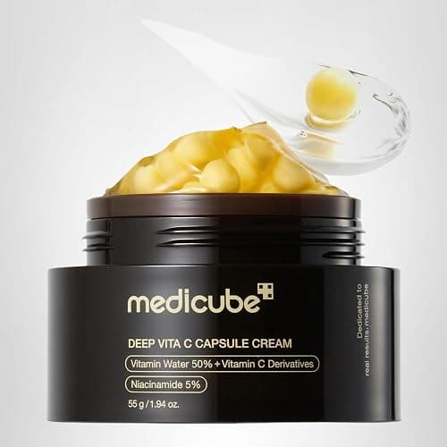 medicube Deep Vitamin C Golden Capsule Face Moisturizer - Liposome Capsules For Wrinkles, Skin Radiance - Transparent Gel for Glow Hydration - Korean Skin Care 1.94 oz thumbnail 10