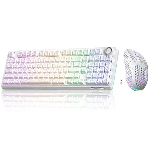 SOLAKAKA KI99 Pro and SM600,Wireless Keyboard and Mouse Combo for Gaming - Image 1