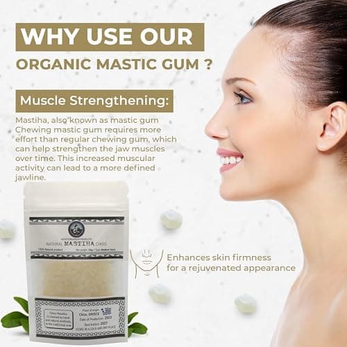 Organic Mastiha Chios 20G – 100% Natural Greek Mastic Gum, Gluten-Free & Sugar-Free Vegan Resin from Greek Farmers, Authentic Mastiha Tears for Daily Use thumbnail 2
