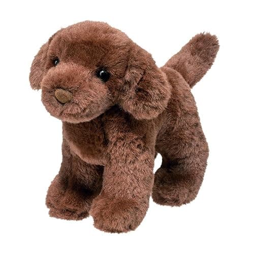 Douglas Sylvia Chocolate Lab Dog Plush Stuffed Animal | 10-inch Long - Image 1