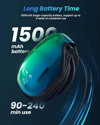 RENPHO Eyeris 1 Eye Massager with Heat, Birthday Gifts Eye Mask for Mom Dad Women Men Her Him, Smart Sleep Mask with Voice for Relax, Reduce Strain thumbnail 7