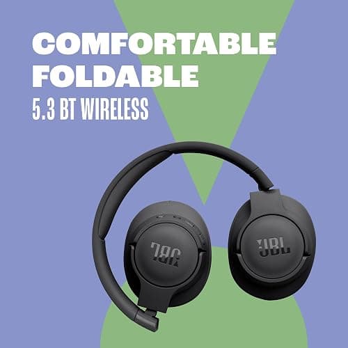 JBL Tune 720BT - Wireless Over-Ear Headphones with JBL Pure Bass Sound, Bluetooth 5.3, Up to 76H Battery Life and Speed Charge, Lightweight, Comfortable and Foldable Design (Purple) thumbnail 4