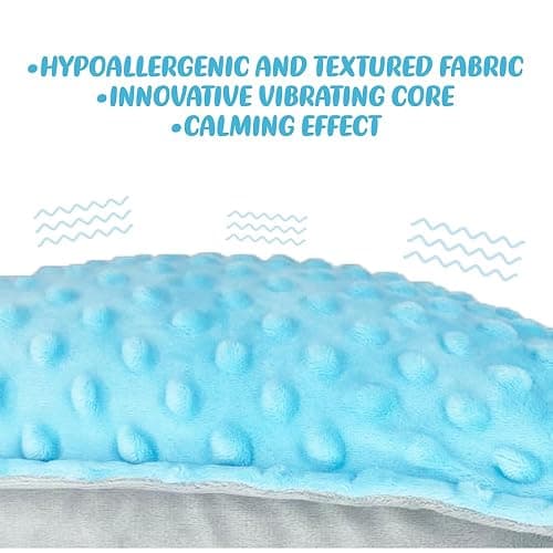 Bright Autism Hugger Pillow for Sensory Needs- Calming Vibrating Pillow for Kids. Therapy Relaxing Tool That Helps Children to Soothe Stress or Anxiety. The Perfect Sleep aid for a Sensory Room. thumbnail 3