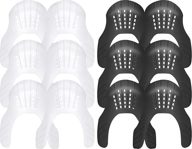 GORYGOLD 6 Pairs Crease Protector Shoe Guard for Sneakers: AJs, AF1, Dunks & More, Anti Crease Shoe Protector for Men Women Youth Kids, Size 6-10 - Image 1