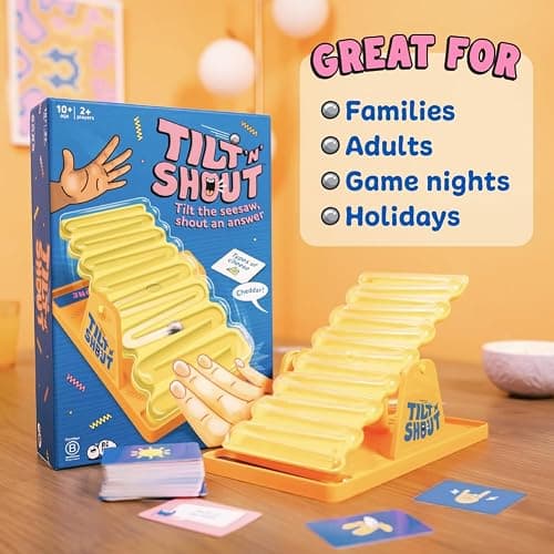 Big Potato Tilt 'n' Shout – Fast-Paced Family Party Game with 150 Unique Categories, Interactive Marble-Run Timer, Perfect for Game Nights, Kids and Adults thumbnail 5