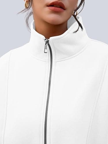 AUTOMET Womens Quarter Zip Oversized Sweatshirts Teen Fleece Pullover Hoodies 2025 Mock Neck Sweater Fall Workout Jacket thumbnail 5