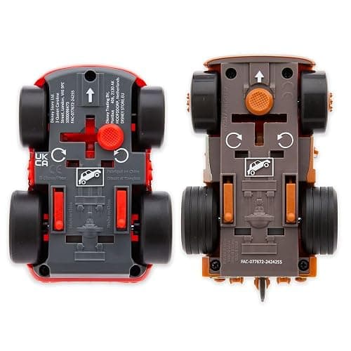 Disney Store Official Lightning McQueen and Tow Mater Pullback Stunt Vehicles Set - Pull Back Toys, 4 Tricks - Super Speed, Wheelie, Spin Right/Left - Fun Stunt Car Set for Kids thumbnail 2