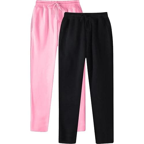JiXiang Mens Sweatpants Casual Lounge Pants 3 Pack Sweatpants Loose Elastic Waist Drawstring Jogger Sport Baggy Sweat Pants thumbnail 2
