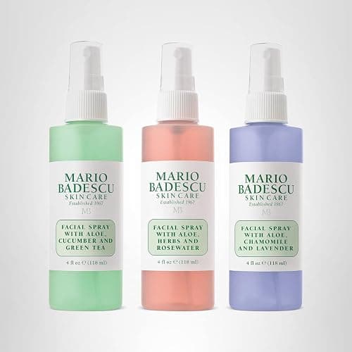 Mario Badescu Facial Spray Collection with Rose Water, Cucumber, Lavender and Orange Blossom, Multi-Purpose Cooling and Hydrating Face Mist for All Skin Types, Dewy Finish thumbnail 11