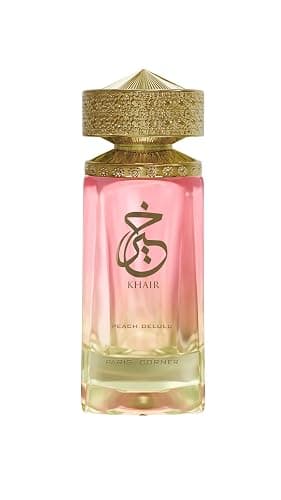 Paris Corner | Khair Peach Delulu Eau de Parfum for Women – 3.4 Fl Oz | Sophisticated Gourmand Perfume with Peach, Nectarine, Guava, Vanilla & Florals | Long Lasting Luxury Fragrance - Image 1