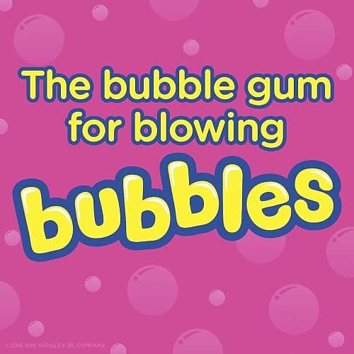 HUBBA BUBBA Gum Max Bubble Gum Bulk, Individually Wrapped, Original Flavor, 5 Count Packs, 18 Pack Bundle thumbnail 5