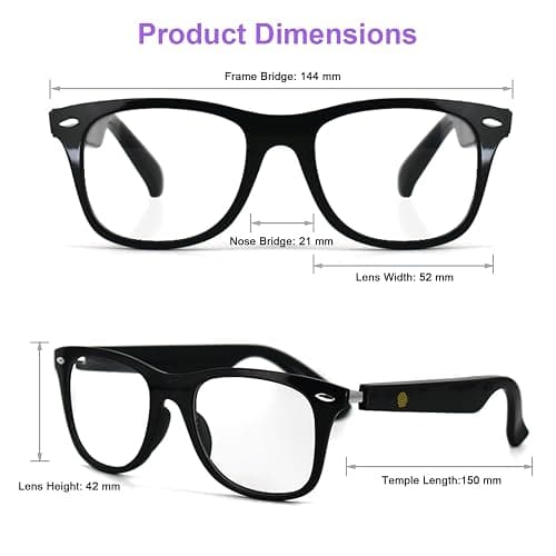 AI Smart Translation Glasses, Noise Reduction & Anti-Blue Light, Powered By GPT, Support 165+ Languages Multi-Functional Translator Glasses, Unisex Audio Bluetooth Glasses for Work, Travel & Study thumbnail 9