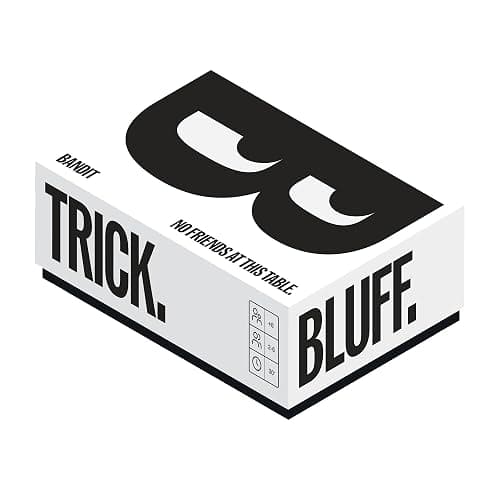 Bandit – Kartenspiel Erwachsene und Familie – Strategisches und schnelles Bluff Spiel für 2 bis 6 Spieler – Gedächtnis und Taktik – Kompaktes Format – Originelles Geschenk – Spielabende und Reisen - Image 1