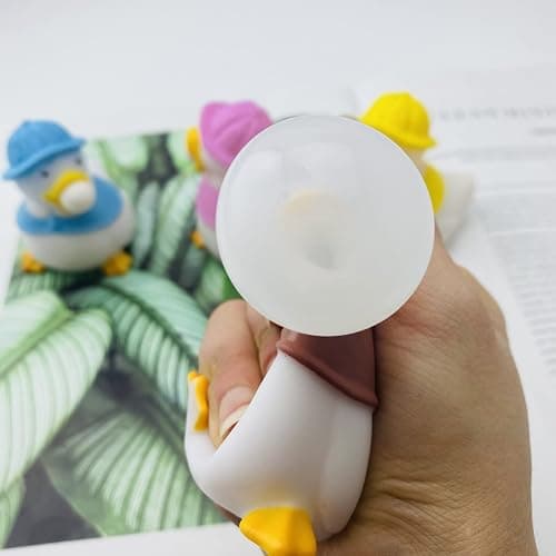 4 Pcs Ducks Squeeze the Bubble Ball ，Relieve Stress Fidget Toys for Children and Adults,Squeeze Sensory Toys for Anxiety, Autism, ADHD.(4 Ducks) thumbnail 4