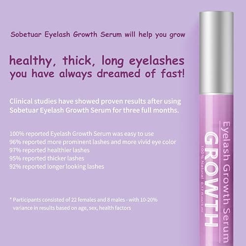 Eyelash Growth Serum Volumizing Lash Serum For Eyelash Growth Longer & Thicker Lash Enhancing serum With Natural Formula Vegan & Cruelty-Free (5mL) thumbnail 5