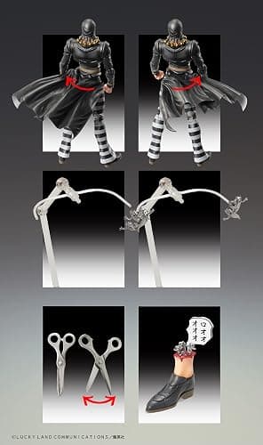 Medicos JoJo’s Bizarre Adventure Part 5: Risotto Nero Chozokado Super Action Statue Figure thumbnail 2