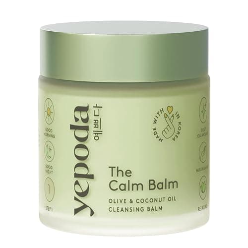 Yepoda The Calm Balm, Sanfter Make-up-Entferner & Tiefenreinigungsbalm, Entfernt Wasserfestes Make-up & Unreinheiten, Veganer Koreanischer Gesichtsreiniger für alle Hauttypen, 80 g - Image 1