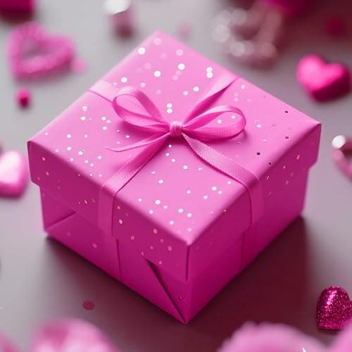 Hot Pink Glitter Tissue Paper for Gift Bags 36 Sheets 14x20 Inch - Recyclable Wrapping Paper for Weddings, Birthdays, Party & Festival Decorations DIY Craft Supplies thumbnail 3