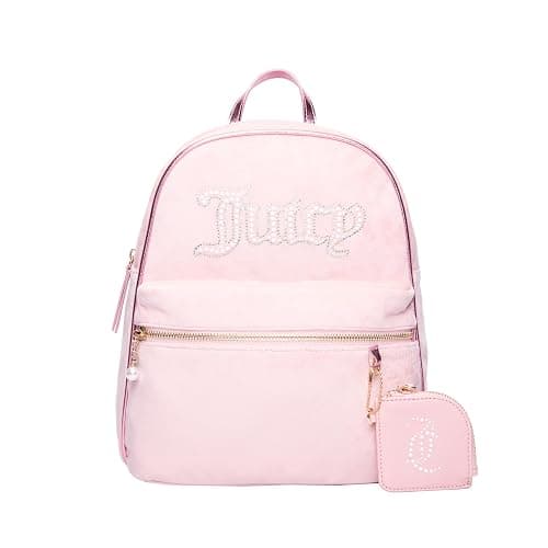 Juicy Couture Women's String of Pearls Backpack, Pink Diamond/Pink, One Size - Image 1