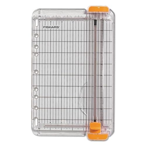 Fiskars Surecut Paper Trimmer, 8 Sheets, 9" Cut Length, Plastic Base, 8.88 X 14.38 - Image 1