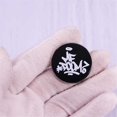 MF DOOM Pins Hip Hop Music Brooch Pin Metal Badge Punk Enamel Brooch Pin Fashion Enamel Pins Jewellery Gifts for Clothing Backpack Hat Decoration Accessory for Men Women Gifts thumbnail 4