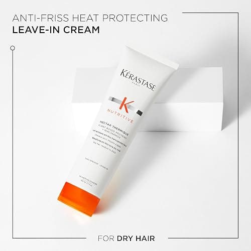 Kerastase Nectar Thermique Heat Protecting Cream - Anti-Frizz, Softness & Shine, Heat Protection, With Niacinamide, For Medium to Thick Dry Hair thumbnail 5