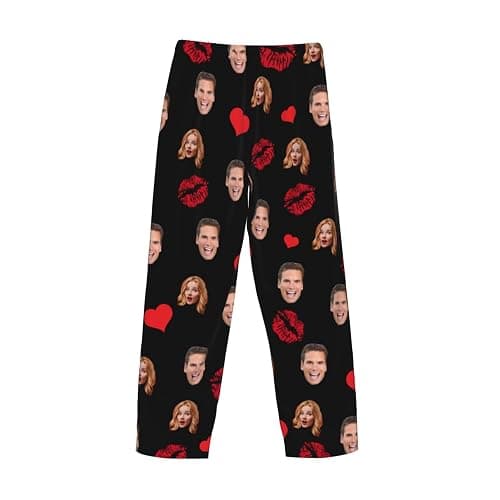Personalized Pajamas Pants For Men Custom Funny Pajama Pants Pajama Bottoms Sleepwear With Photo Face Text thumbnail 5