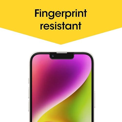 OtterBox TRUSTED GLASS Screen Protector for iPhone 14, iPhone 13 & iPhone 13 Pro, Flawless Touch Response, Fingerprint Resistant, Precision Fit, Vibrant Clarity thumbnail 6