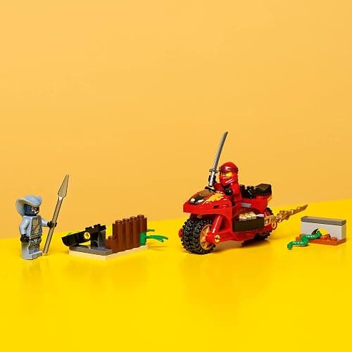 LEGO NINJAGO Legacy Kai’s Blade Cycle 71734 Ninja Motorcycle Playset Building Kit, Featuring NINJAGO Kai and a Snake; New 2021 (54 Pieces) thumbnail 6